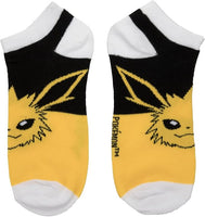 Pokemon Eevee Evolutions 5 Pack Ankle Socks