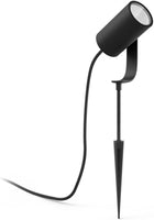 Philips Hue White & Colour Ambiance Lily Outdoor Spot Base kit, black