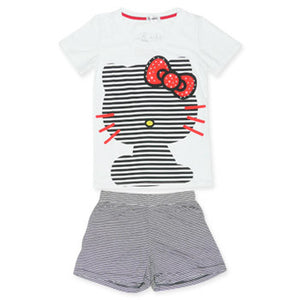 Hello Kitty T Shirt And Shorts Set