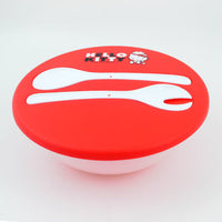 Hello Kitty Lunch Box/Serving Spoons: Red