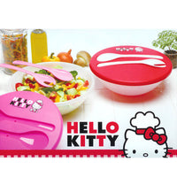 Hello Kitty Lunch Box/Serving Spoons: Red