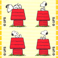 Snoopy 6 Pack Sticker Set