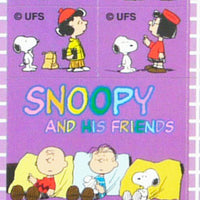 Snoopy Stickers: Dark Purple