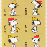 Snoopy Stickers: Beige
