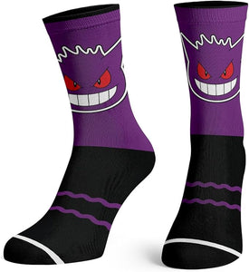 Pokemon Gengar Crew Socks