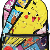 Pokemon Pikachu 16" Backpack Set 5 Piece
