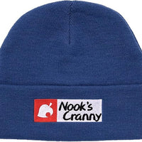 Animal Crossing Nooks Cranny Logo Blue Beanie