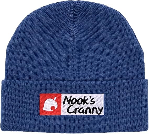 Animal Crossing Nooks Cranny Logo Blue Beanie