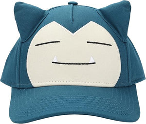 Pokemon Snorlax Big Face Snapback Hat with Ears