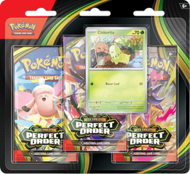 Perfect Order 3 Pack Blister [Chikorita]
