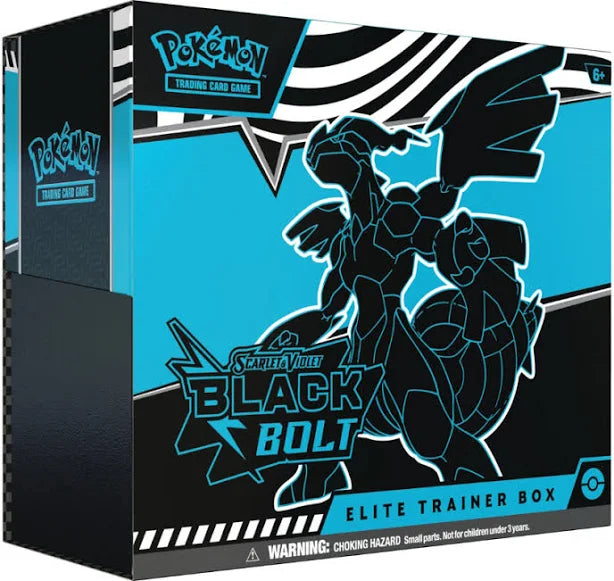 pokemon scarlet and violet trainer cards Pokemon TCG Scarlet & Violet Black Bolt Elite Trainer Box
