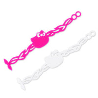 Hello Kitty Tattoo Wristband: (White/Pink)