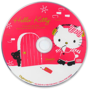 Hello Kitty 25-Pack 16x DVD+R Disc Spindle: Christmas