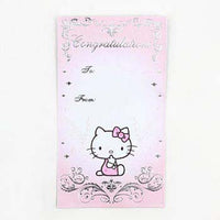 Hello Kitty Wedding Envelope: Pink/Silver