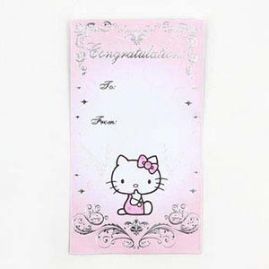 Hello Kitty Wedding Envelope: Pink/Silver