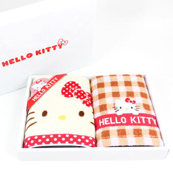 Hello Kitty Face Towel Set