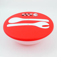 Hello Kitty Lunch Box/Serving Spoons: Red
