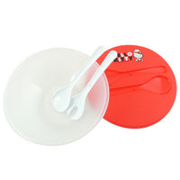 Hello Kitty Lunch Box/Serving Spoons: Red
