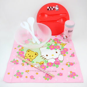Hello Kitty Lunch Box/Serving Spoons: Red