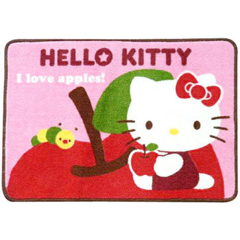 Hello Kitty Area Rug: Apple