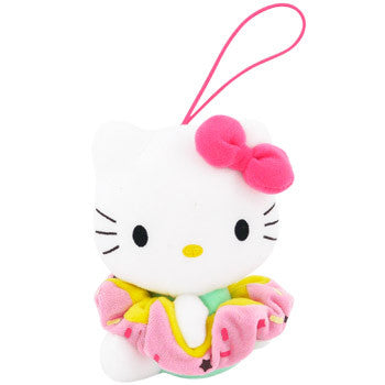 Hello Kitty Plush Hairband Holder: Dark Pink Bow