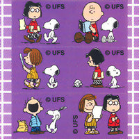 Snoopy 6 Pack Sticker Set