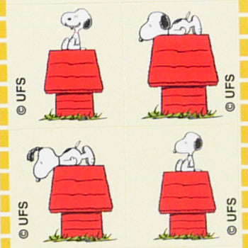 Snoopy Stickers: Yellow