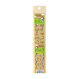 Snoopy Stickers: Beige
