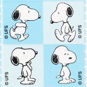 Snoopy Stickers: Blue