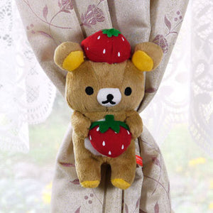Rilakkuma Curtain Holder: Strawberry
