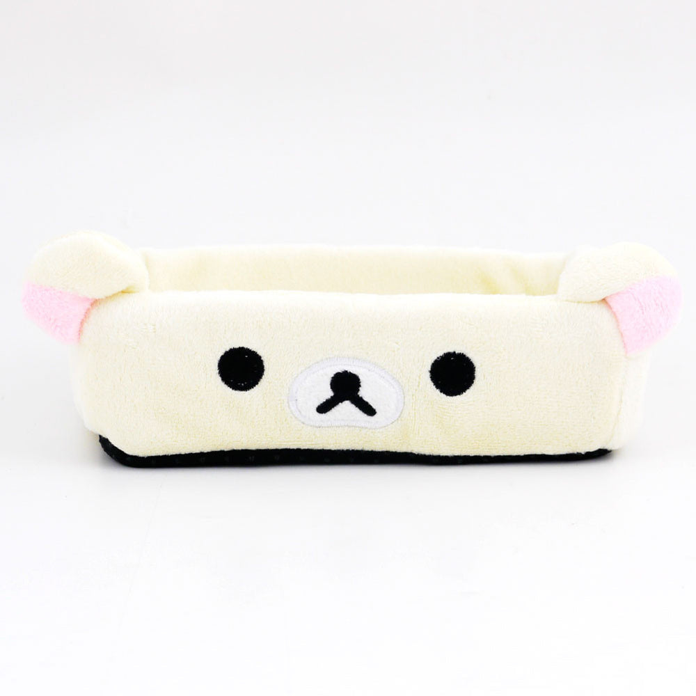 Rilakkuma Plush Storage Box: Korilakkuma